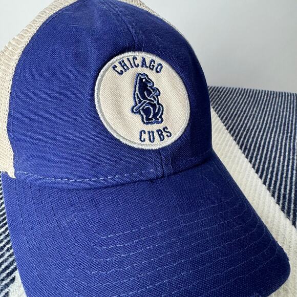 New Era Accessories - Chicago Cubs New Era Cooperstown Baseball Hat Cap Wrigley Field HTF!